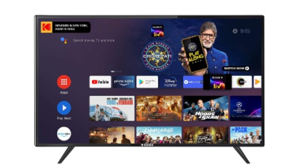 ಕೊಡಾಕ್ 43-ಇಂಚಿನ 4K ಆಂಡ್ರಾಯ್ಡ್ LED ಟಿವಿ ಕೊಡಾಕ್ 43-ಇಂಚಿನ 4K ಆಂಡ್ರಾಯ್ಡ್ LED ಟಿವಿ