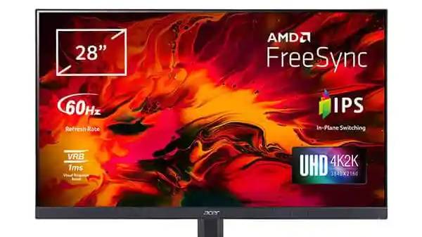 ಏಸರ್ ನೈಟ್ರೋ ( Acer Nitro 28 inches 4K Gaming Monitor) ಏಸರ್ ನೈಟ್ರೋ ( Acer Nitro 28 inches 4K Gaming Monitor)