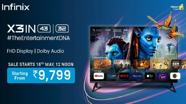 10,000ರೂ. ಕ್ಕಿಂತ ಕಡಿಮೆ ಬೆಲೆಯಲ್ಲಿ ಹೊಸ ಸ್ಮಾರ್ಟ್‌ಟಿವಿ ಪರಿಚಯಿಸಿದ ಇನ್ಫಿನಿಕ್