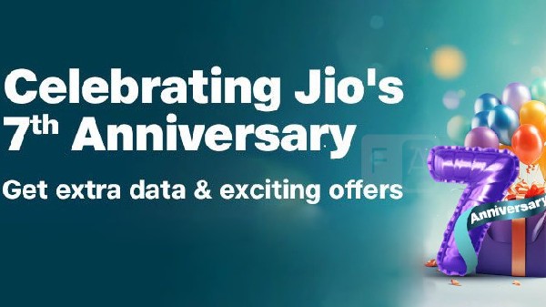 ಜಿಯೋಗೆ ಇಂದು 7 ವರ್ಷ: ವಾರ್ಷಿಕೋತ್ಸವದ ಪ್ರಯುಕ್ತ ವಿಶೇಷ ರೀಚಾರ್ಜ್‌ ಆಫರ್‌!