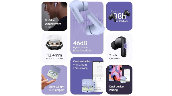 ಭಾರತದಲ್ಲಿ ರೆಡ್ಮಿ ಬಡ್ಸ್ 5 ಬಿಡುಗಡೆ: ವೇಗದ ಚಾರ್ಜಿಂಗ್‌, ಸ್ಟೈಲಿಶ್‌ ಲುಕ್‌!