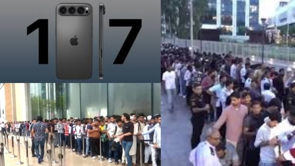 ಐಫೋನ್ 17 ಖರೀದಿಗೆ ಕ್ಯೂ: ಬೆಂಗಳೂರಿನಲ್ಲಿ ಸಂಭ್ರಮ, ಮುಂಬೈನಲ್ಲಿ ಗಲಾಟೆ!