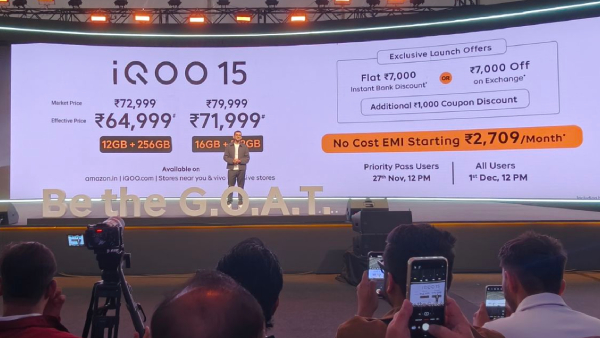 ಭಾರತದಲ್ಲಿ iQOO 15 ಭರ್ಜರಿ ಲಾಂಚ್: ಟಾಪ್ ಪರ್ಫಾರ್ಮೆನ್ಸ್, ಅತ್ಯುತ್ತಮ ಬೆಲೆ!