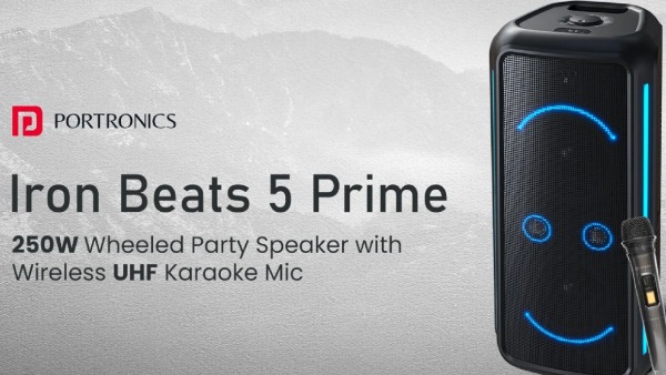 Portronics Iron Beats 5 Prime ಲಾಂಚ್: 250W ಪವರ್‌ನ ಪಾರ್ಟಿ ಸ್ಪೀಕರ್!