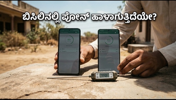 ಸುಡುವ ಬಿಸಿಲಿನಲ್ಲಿ ಸ್ಮಾರ್ಟ್‌ಫೋನ್ ಬ್ಯಾಟರಿ ಪರ್ಫಾರ್ಮೆನ್ಸ್ ಹೇಗಿದೆ?