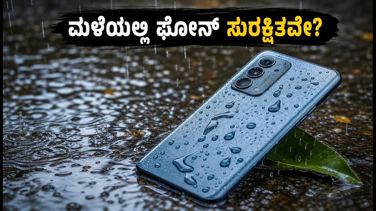 ಮಳೆಗಾಲಕ್ಕೆ ಬೆಸ್ಟ್ IP68 ರೇಟಿಂಗ್ ಸ್ಮಾರ್ಟ್ಫೋನ್ಗಳು