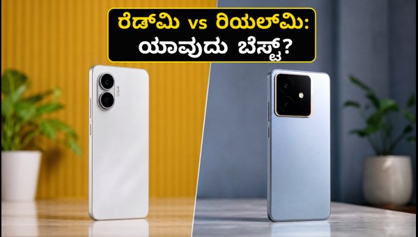 ರೆಡ್‌ಮಿ ಟರ್ಬೊ 5 Vs ರಿಯಲ್‌ಮಿ ಜಿಟಿ 7: ಯಾವುದು ಬೆಸ್ಟ್?