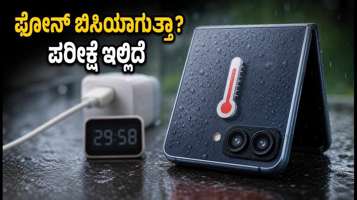 ಸ್ಯಾಮ್‌ಸಂಗ್ ಗ್ಯಾಲಕ್ಸಿ Z ಫ್ಲಿಪ್ 8: ಮಳೆಗಾಲದ ತೇವಾಂಶದಲ್ಲಿ ಫೋನ್ ಬಿಸಿಯಾಗುತ್ತಾ? ಚಾರ್ಜಿಂಗ್ ಪರೀಕ್ಷೆ ಇಲ್ಲಿದೆ!