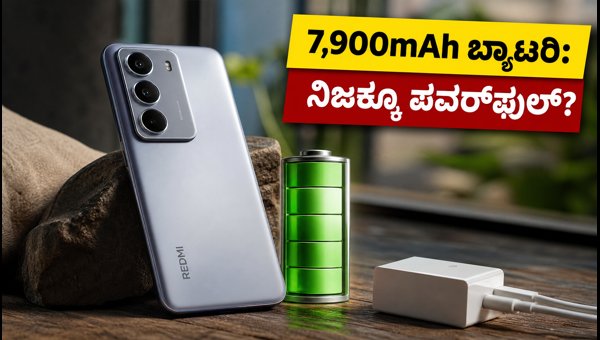 ರೆಡ್ಮಿ 17: 7,900mAh ಬ್ಯಾಟರಿ ಪರೀಕ್ಷೆ ಹೇಗಿದೆ? ರೆಡ್ಮಿ 17: 7,900mAh ಬ್ಯಾಟರಿ ಪರೀಕ್ಷೆ ಹೇಗಿದೆ?