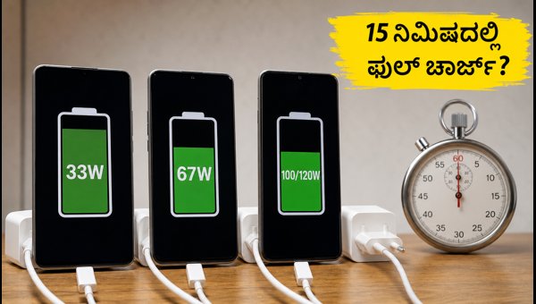 15 ನಿಮಿಷದ ಫಾಸ್ಟ್ ಚಾರ್ಜಿಂಗ್ ರಿಯಲ್ ಟೆಸ್ಟ್ ರಿಸಲ್ಟ್ 15 ನಿಮಿಷದ ಫಾಸ್ಟ್ ಚಾರ್ಜಿಂಗ್ ರಿಯಲ್ ಟೆಸ್ಟ್ ರಿಸಲ್ಟ್