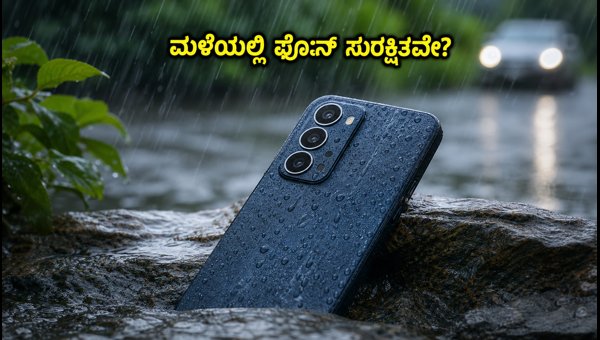 ಮಳೆಯಲ್ಲಿ ಫೋನ್ ಸುರಕ್ಷಿತವಾಗಿಡಲು ಬೆಸ್ಟ್ ಸ್ಮಾರ್ಟ್‌ಫೋನ್‌ಗಳು