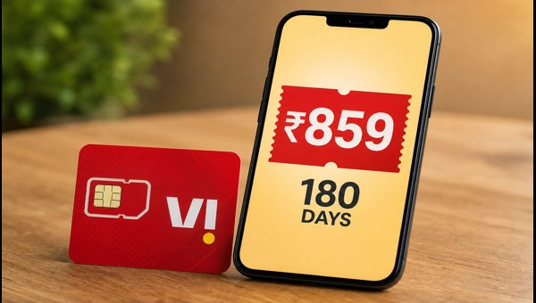 Vi ಆಪ್ನಲ್ಲಿ ₹859ಕ್ಕೆ 180 ದಿನಗಳ ವ್ಯಾಲಿಡಿಟಿ! Vi ಆಪ್ನಲ್ಲಿ ₹859ಕ್ಕೆ 180 ದಿನಗಳ ವ್ಯಾಲಿಡಿಟಿ!
