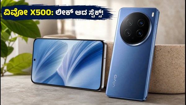 ವಿವೋ X500 ಸರಣಿ: ಲೀಕ್ ಆದ ಸ್ಪೆಕ್ಸ್ ವಿವರ! ವಿವೋ X500 ಸರಣಿ: ಲೀಕ್ ಆದ ಸ್ಪೆಕ್ಸ್ ವಿವರ!