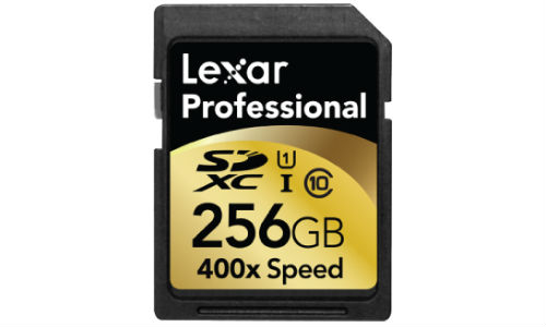 ലെക്സാര് 256GB SDXC മെമ്മറി കാര്ഡ്