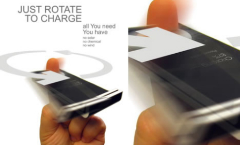 Mechanical Mobile Spin Finger Phone