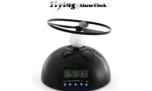 Flying alarm clock