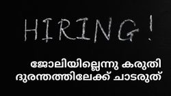 ജോലിയില്ലെന്നു കരുതി ദുരന്തത്തിലേക്ക് ചാടരുത്; ഓൺ​ലൈൻ തൊഴിലന്വേഷകർ അ‌റിഞ്ഞിരിക്കേണ്ട കാര്യങ്ങൾ