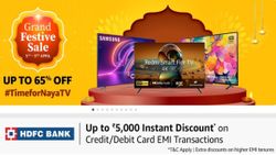 വെറും 6,799 രൂപ മുതൽ സ്മാർട്ട് ടിവികൾ, 65% വരെ ഡിസ്കൗണ്ടിന് പുറമെ ബാങ്ക് ഓഫറും; ആമസോണിൽ പുത്തൻ ഓഫർ വിൽപന
