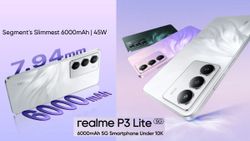 6000mAh ബാറ്ററി, IP64 റേറ്റിങ് സഹിതം 10000 രൂപയിൽ താഴെ വില; റിയൽമി ​P3 ​ലൈറ്റ് 5G വരുന്നു