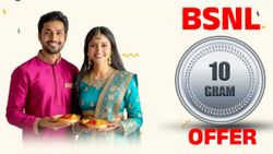 100 രൂപയ്ക്ക് മുകളിലുള്ള BSNL പ്ലാൻ റീച്ചാർജ് ചെയ്യുന്ന ഭാഗ്യശാലിക്ക് 10ഗ്രാം സിൽവർ കൊയിൻ; ഓഫർ ദീപാവലി വരെ