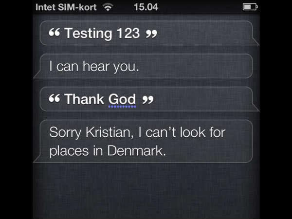 God is located in Denmark?