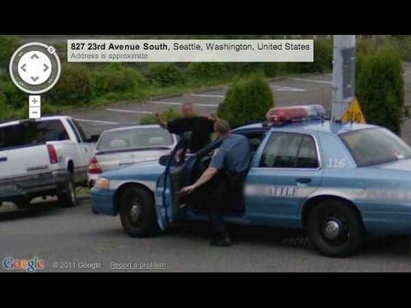 Google Street View funny pictures. 