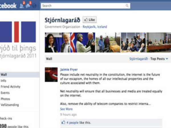 Iceland used Facebook to rewrite its constitution!