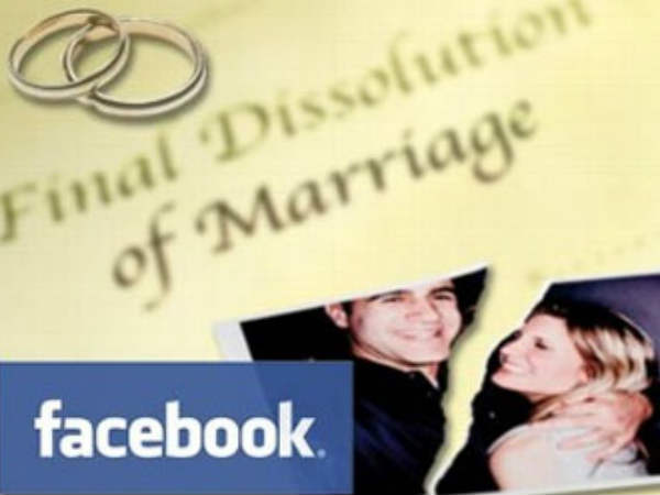 Marriages are made in heaven but can break on Facebook