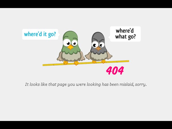  Funny & Creative Error 404 Pages