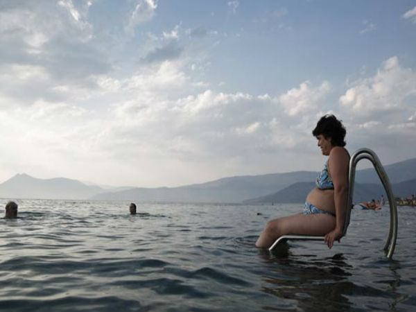 solar chair lets disabled people swim in sea