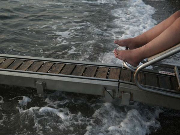 solar chair lets disabled people swim in sea