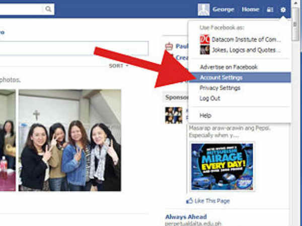 remote log out from Facebook