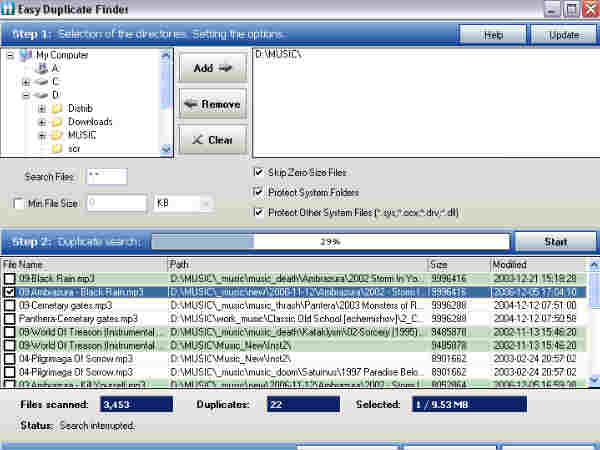 Find and remove duplicates