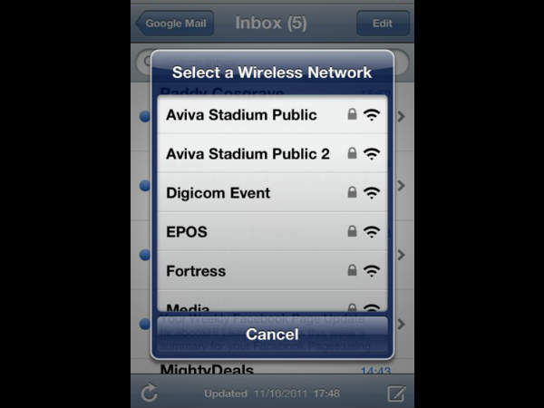 Connecting to Unsecured Wi-Fi networks