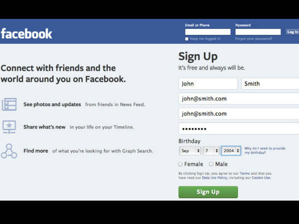 Underage Facebook Accounts