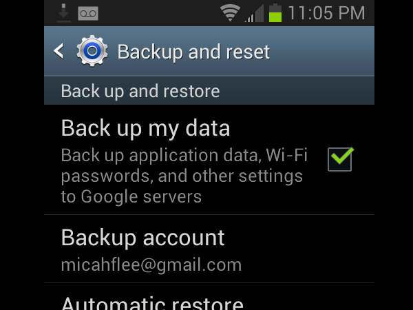 ആന്‍ഡ്രോയ്ഡ് ഫോണ്‍ ഡാറ്റാ ബാക്അപ്