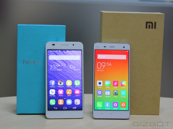 Xiaomi Mi4 vs Huawei Honor 6