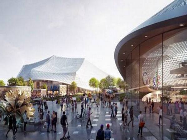 സ്വര്‍ഗം ഭൂമിയിലേക്ക് മാറ്റിയ ഗൂഗിളിന്റെ പുതിയ ആസ്ഥാന മന്ദിരം പരിചയപ്പെടൂ...!