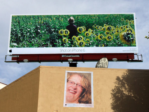 ഐഫോണ്‍ 6-ല്‍ എടുത്ത ചിത്രങ്ങള്‍ക്ക് സമീപം കുസൃതിക്കാരുടെ വ്യാജ പരസ്യങ്ങള്‍...!