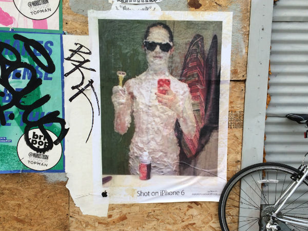 ഐഫോണ്‍ 6-ല്‍ എടുത്ത ചിത്രങ്ങള്‍ക്ക് സമീപം കുസൃതിക്കാരുടെ വ്യാജ പരസ്യങ്ങള്‍...!