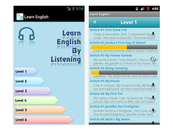 ഇനി നിങ്ങളെ ഇംഗ്ലീഷ് സംസാരിക്കാന്‍ പഠിപ്പിക്കുന്നത് ആപുകള്‍...!