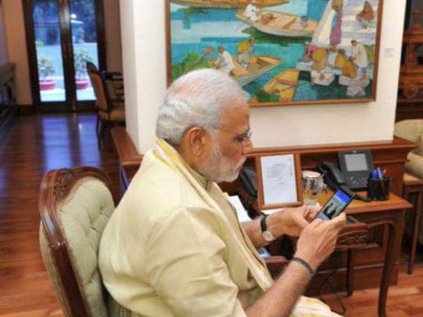 പ്രധാനമന്ത്രി ജനങ്ങളോട് ഇടപഴകുക ഇനി മൊബൈല്‍ ആപ് വഴി...!