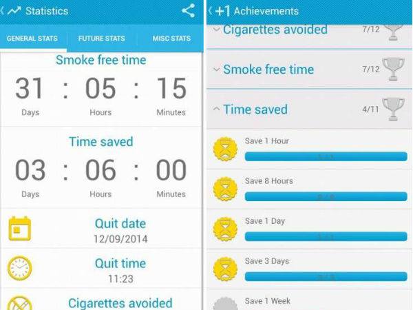 പുകവലി ഉറപ്പായും നിര്‍ത്താന്‍ സഹായിക്കുന്ന 5 ആപുകള്‍...!