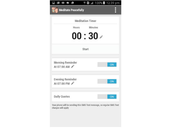 പ്രധാനപ്പെട്ട ഒരു കോളും നഷ്ടപ്പെടാതെ ശാന്തമായി ധ്യാനിക്കാനായി ആപ്...!