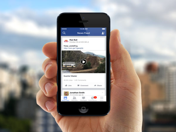 ഫേസ്ബുക്കില്‍ ഒരു ദിവസം 800 കോടി വീഡിയോകള്‍