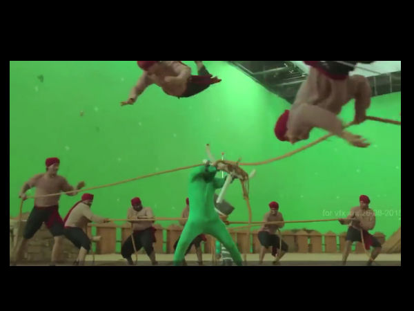 ബാഹുബലിയിലെ കാളപ്പോരിന്‍റെ പിന്നാമ്പുറങ്ങള്‍..!!