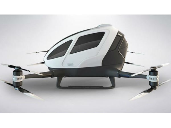 മനുഷ്യരുമായി പറക്കുന്ന ഓട്ടോമാറ്റിക് ഡ്രോണ്‍..!!