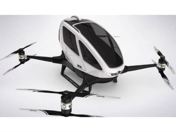 മനുഷ്യരുമായി പറക്കുന്ന ഓട്ടോമാറ്റിക് ഡ്രോണ്‍..!!