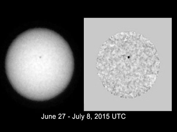 സൂര്യന്‍റെ ഉപരിതലത്തില്‍ കറുത്ത പാടുകള്‍..!!