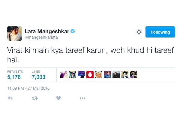 ട്വിറ്ററില്‍ 'വിരാട്ട് കോഹ്ലി'യുടെ താണ്ഡവം..!!